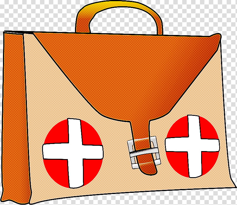 Orange, Bag, Symbol, First Aid, Sign transparent background PNG clipart