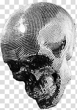 All that glitters , skull art transparent background PNG clipart