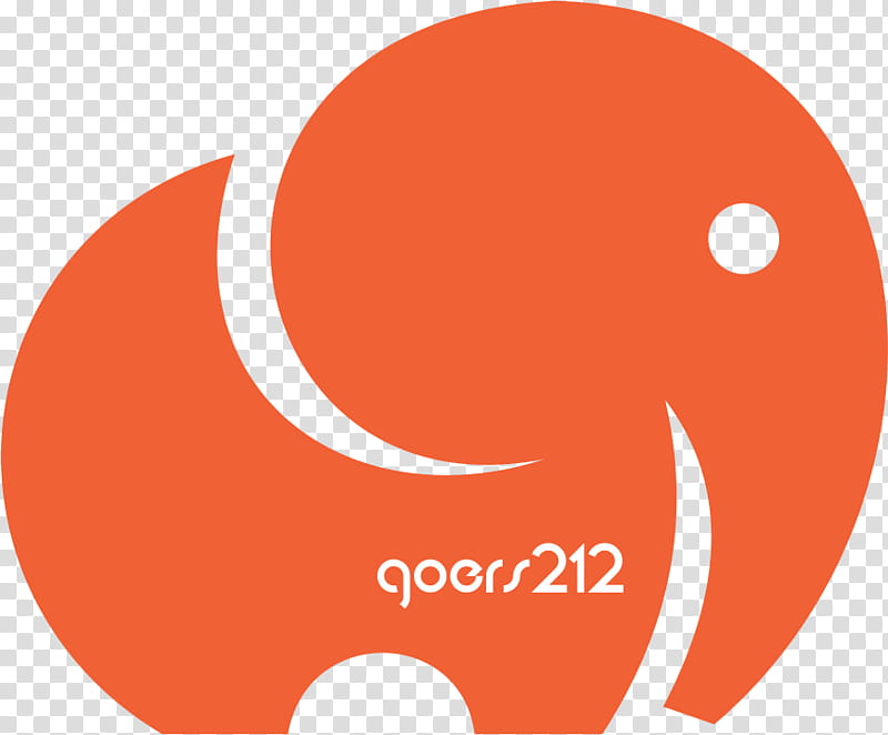 Elephant, Logo, Computer, Orange, Red, Circle transparent background PNG clipart