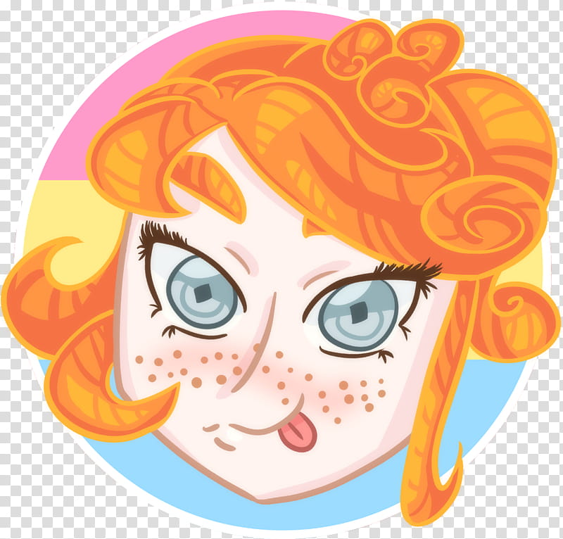 Mary cutesy headshot transparent background PNG clipart