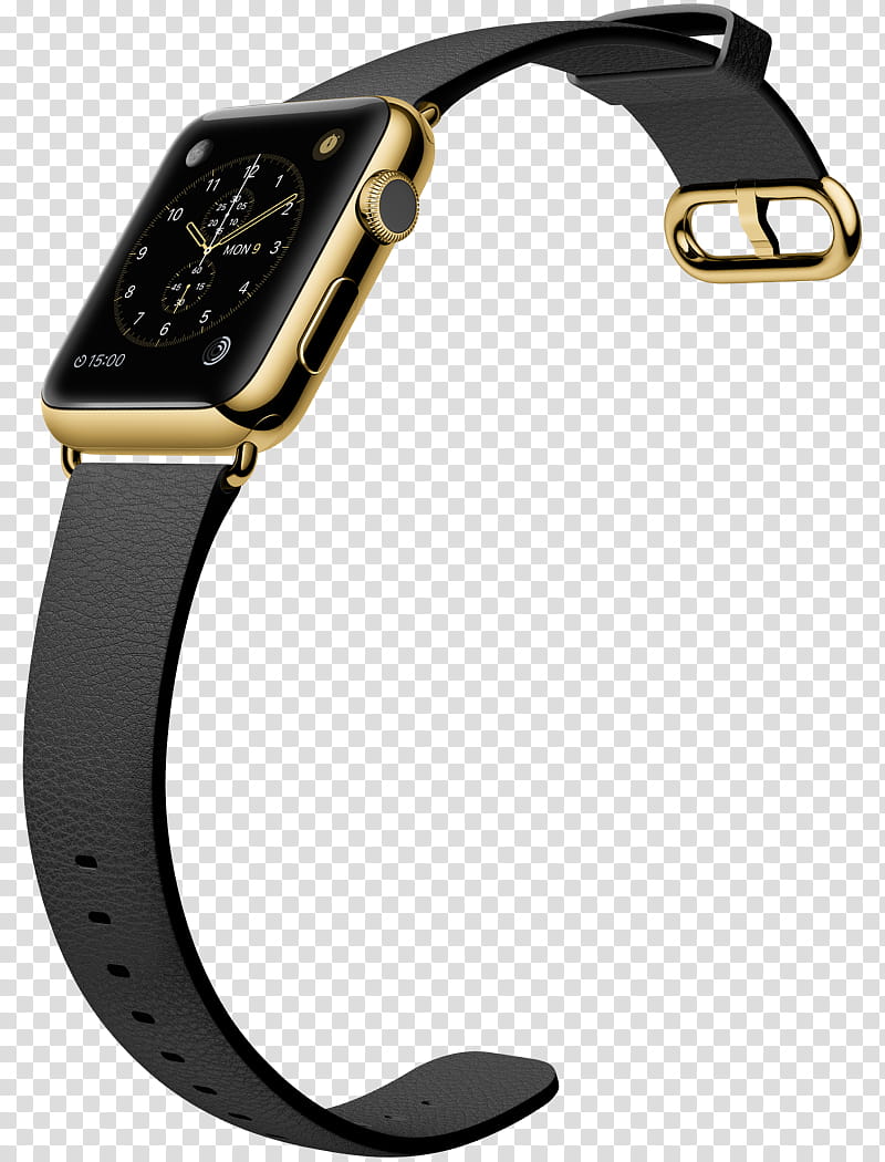 Gold Apple, Watch, Smartwatch, Apple Watch Series 4, Apple Watch Series 2, Apple Watch Series 3, Apple Watch Edition, Apple Watch Sport transparent background PNG clipart