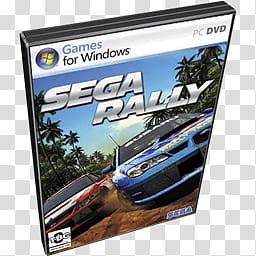 PC Games Dock Icons v , Sega Rally transparent background PNG clipart