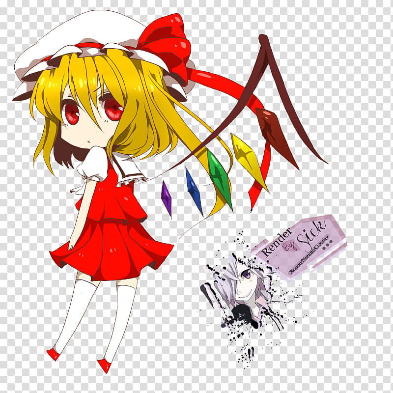 Renders Anime Chibi, girl in red dressed anime character transparent background PNG clipart