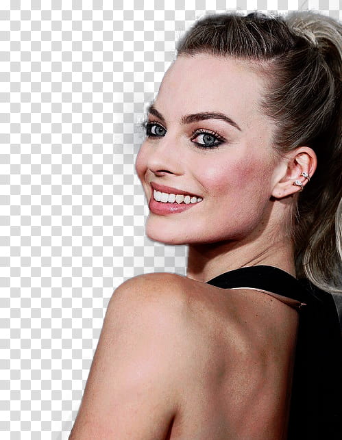 Margot Robbie transparent background PNG clipart