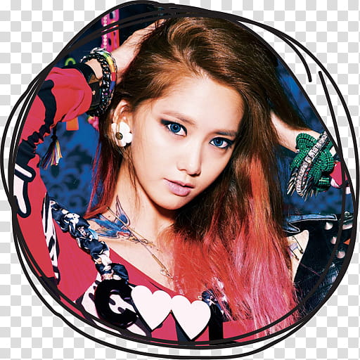 Yoona IGAB Circle Lines Folder Icon , Yoona , Im Yoon Ah transparent background PNG clipart