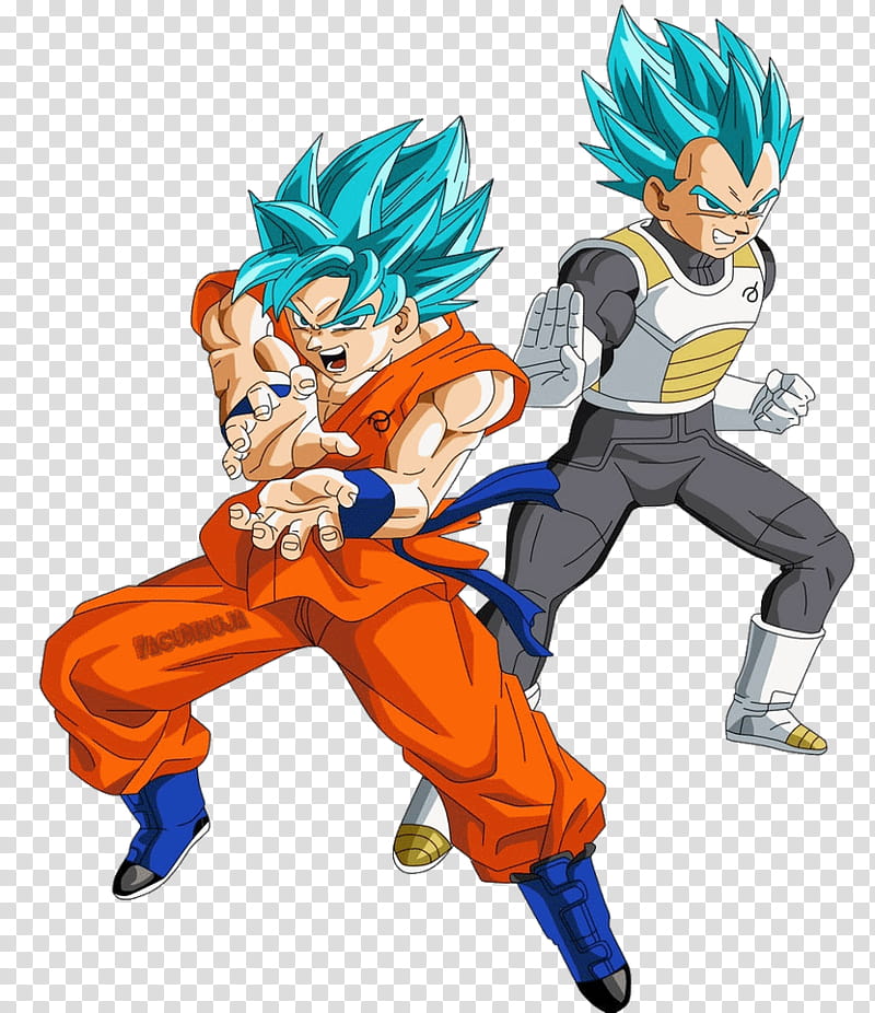 Goku y Vegeta SSJGSSJ|FacuDibuja transparent background PNG clipart