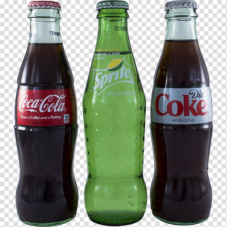 Coca Cola, Cocacola, Fizzy Drinks, Sprite, Glass Bottle, Caffeinated Drink, Diet Coke, Fanta transparent background PNG clipart
