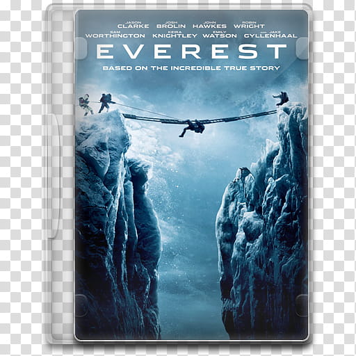 Movie Icon Mega , Everest, Everest DVD case transparent background PNG clipart