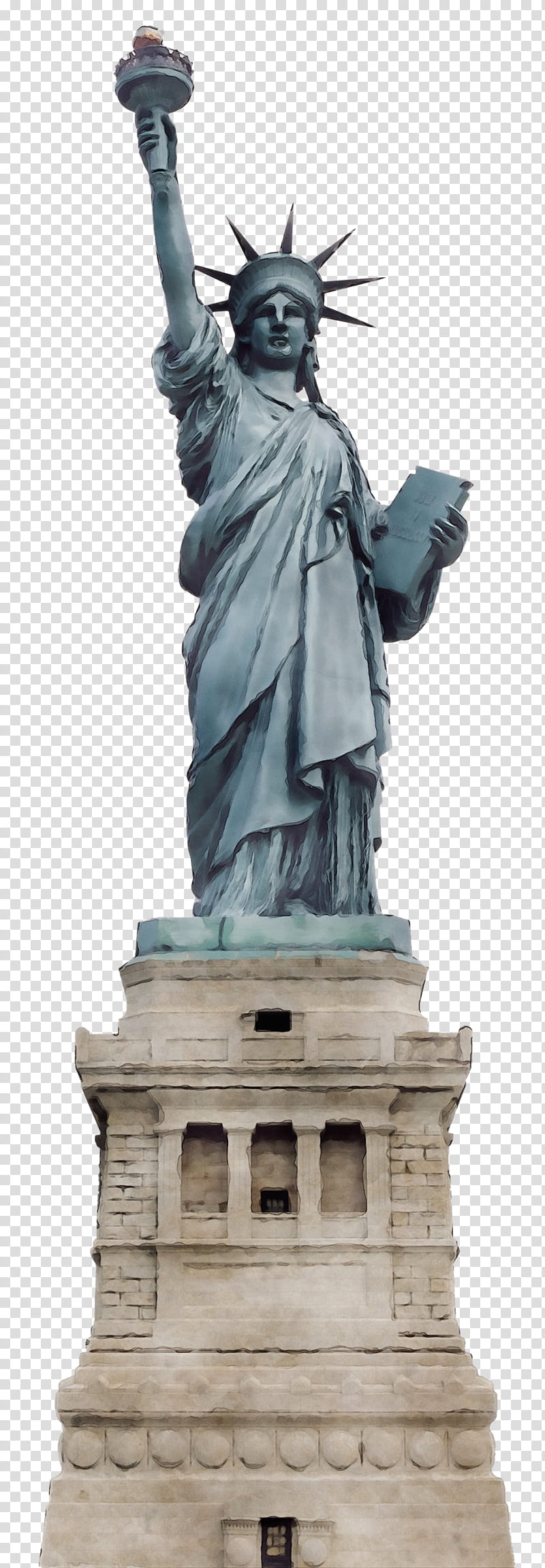 Statue Of Liberty, Statue Of Liberty National Monument, Manneken Pis, Sculpture, Liberty Island, New York, Classical Sculpture, Landmark transparent background PNG clipart