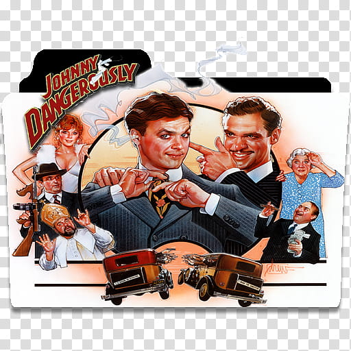 Epic  Movie Folder Icon Vol , Johnny Dangerously transparent background PNG clipart