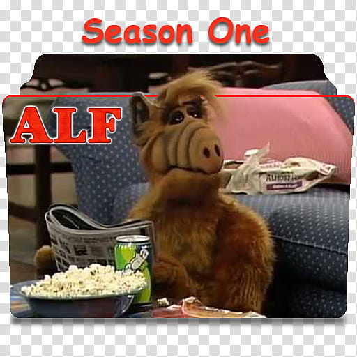 ALF series and season folder icons v, Alf S ( transparent background PNG clipart