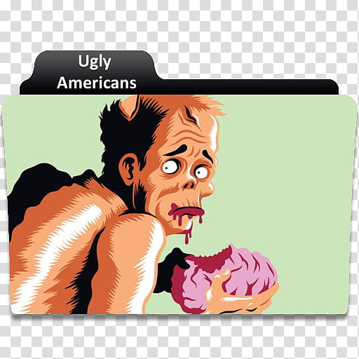 More TV Show folder icons, uglyamericans, Ugly Amercians folder transparent background PNG clipart