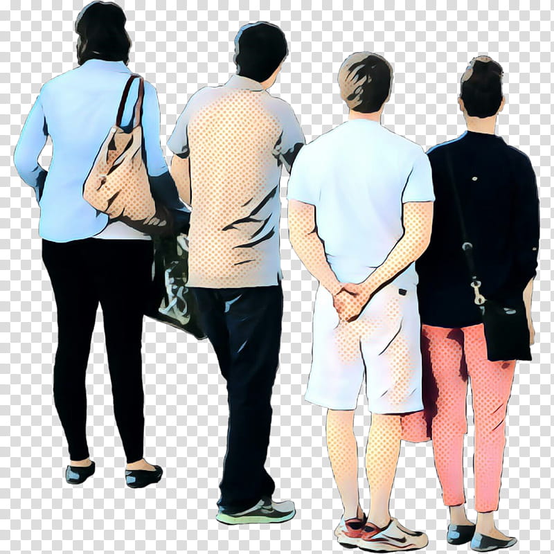 Walking People, Human, Crowd, Silhouette, Watercolor Painting, Standing, Interaction, Gesture transparent background PNG clipart