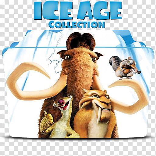 Blue Sky Studio Icon Folder Collection, Ice Age Movie Collection Icon Folder v transparent background PNG clipart