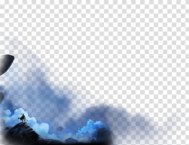 Aurelion Sol League of Legends Overlay, person holding spear on mountain transparent background PNG clipart
