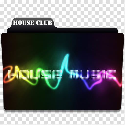 Music Genre Folders Pure Quality, House Genre transparent background PNG clipart