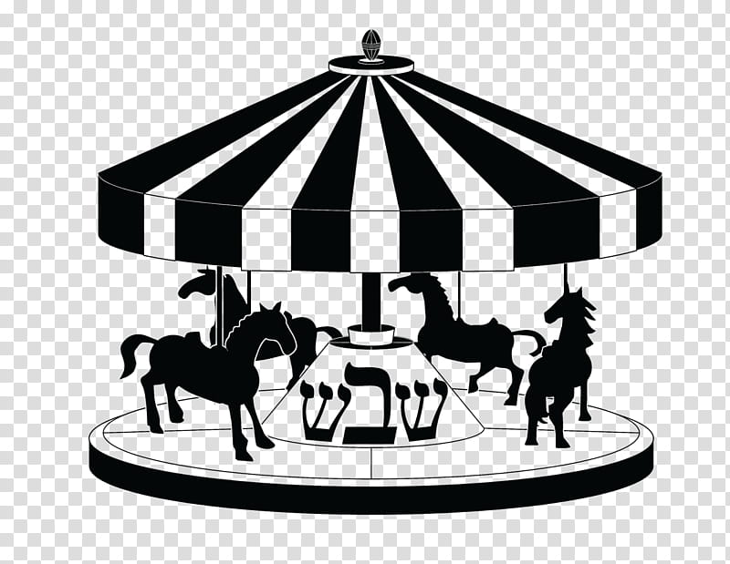 Circus, Attraction, Amusement Park, Carousel, Theme Park Rides, Horse, Recreation, Drawing transparent background PNG clipart