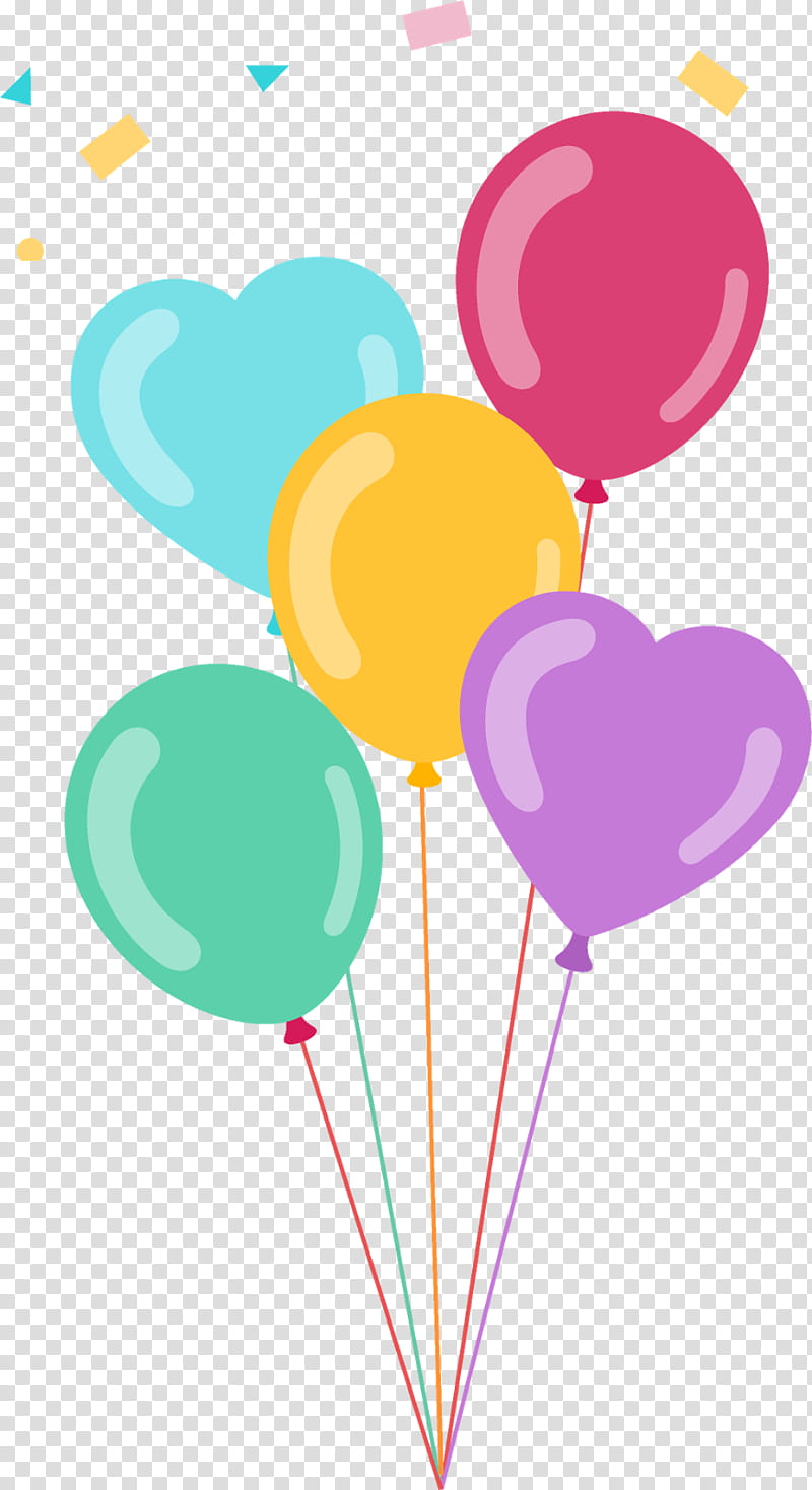 Happy Birthday Colorful Floating Balloon Balloons Theme Greeting Card | eBay