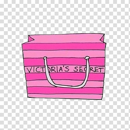 , Victoria's Secret paper bag illustration transparent background PNG clipart