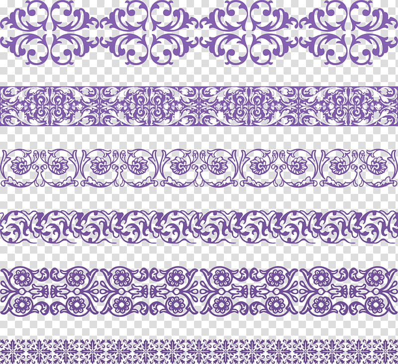purple floral line transparent background PNG clipart