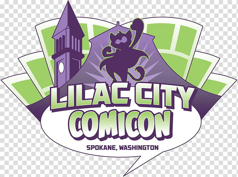 City, Spokane, Logo, Lilac City Comicon, San Diego Comiccon, Comics, Comic Book, Design M transparent background PNG clipart