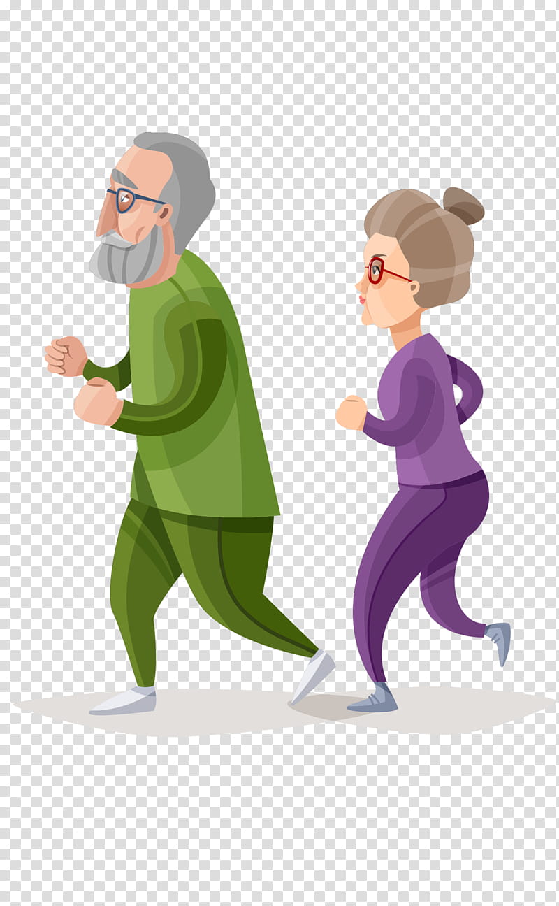 Creative, Old Age, Cartoon, Senior, Male, Standing, Joint, Child transparent background PNG clipart