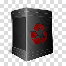 iZ Elite Icons age, TrashCan_con, red recycling computer logo transparent background PNG clipart