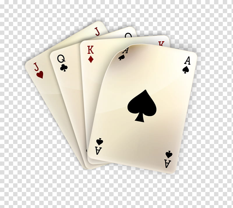 Poker White Card HD X, four playing cards transparent background PNG clipart