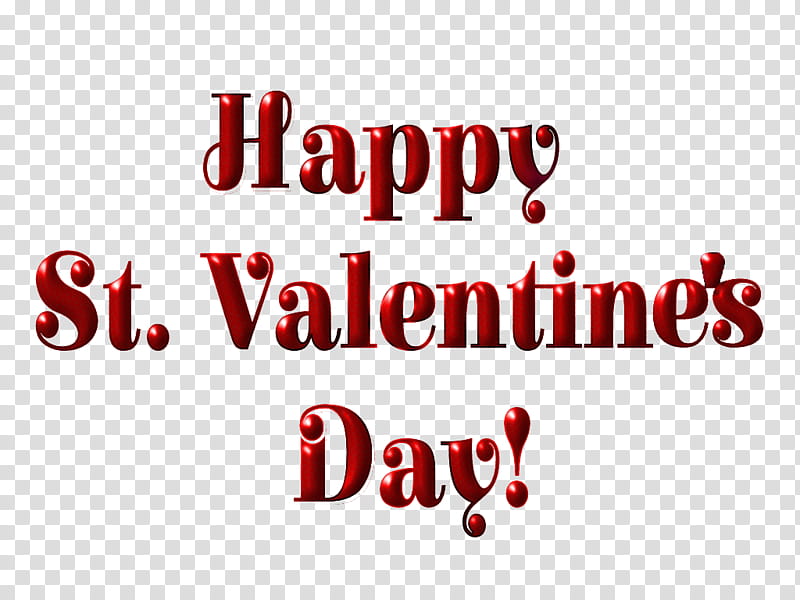 Happy St Valentine Day transparent background PNG clipart