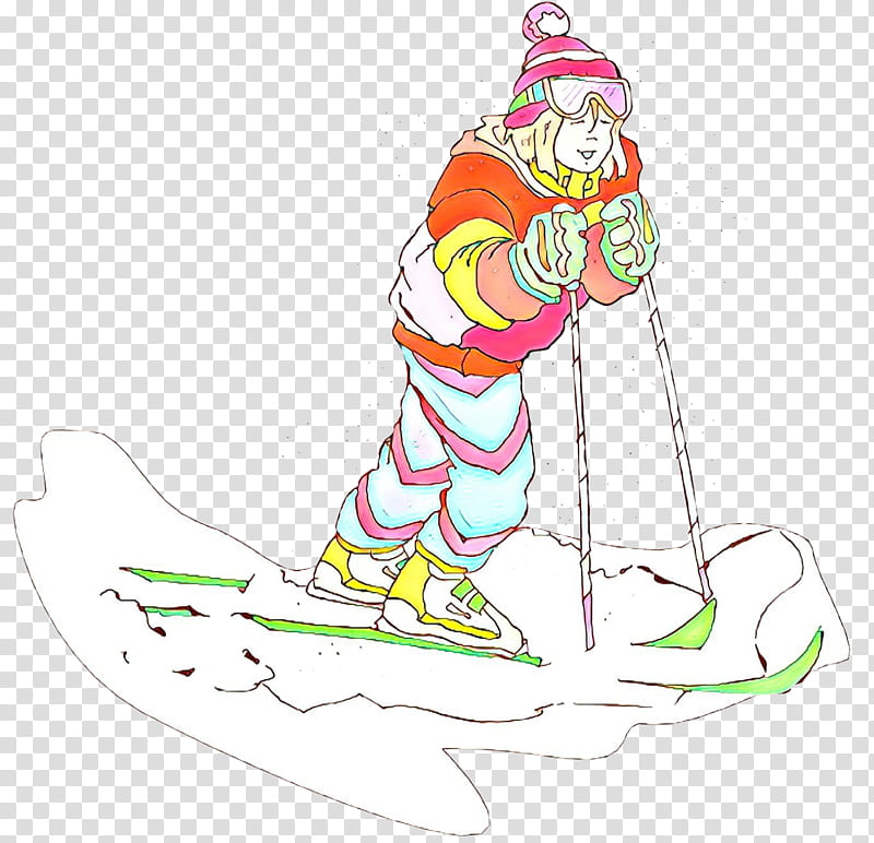 Winter Tree, Slope, Line, Line Art, Sporting Goods, Character, Sports, Skier transparent background PNG clipart