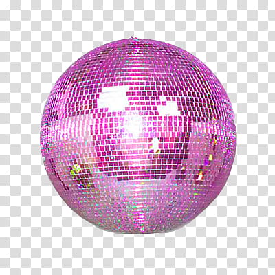, pink mirror ball transparent background PNG clipart