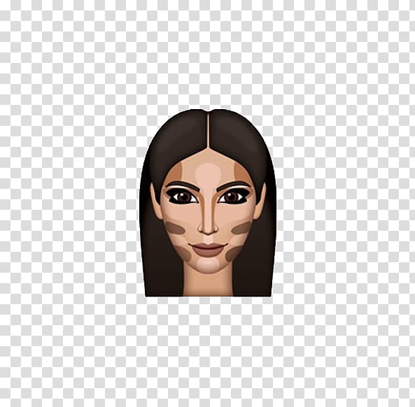 kimojis, woman with foundation transparent background PNG clipart
