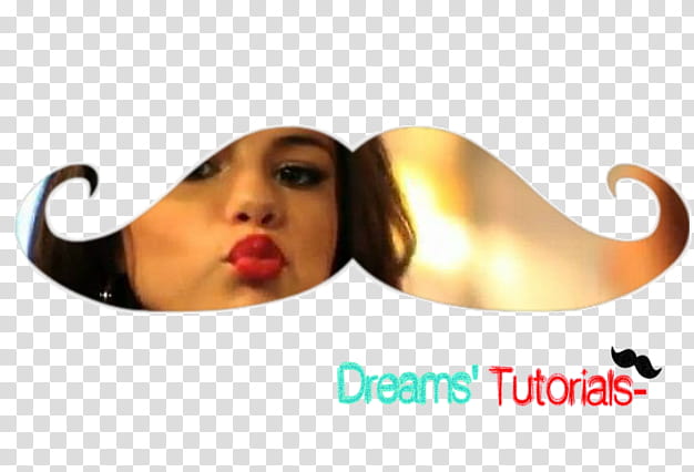 Mostacho de Selena Gomez transparent background PNG clipart