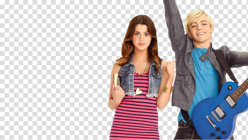 Austin Y Ally, woman carrying book beside man carrying guitar transparent background PNG clipart