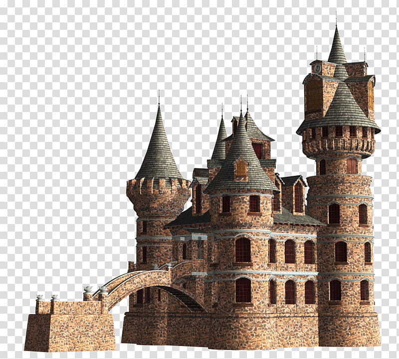Castle , brown and gray castile transparent background PNG clipart