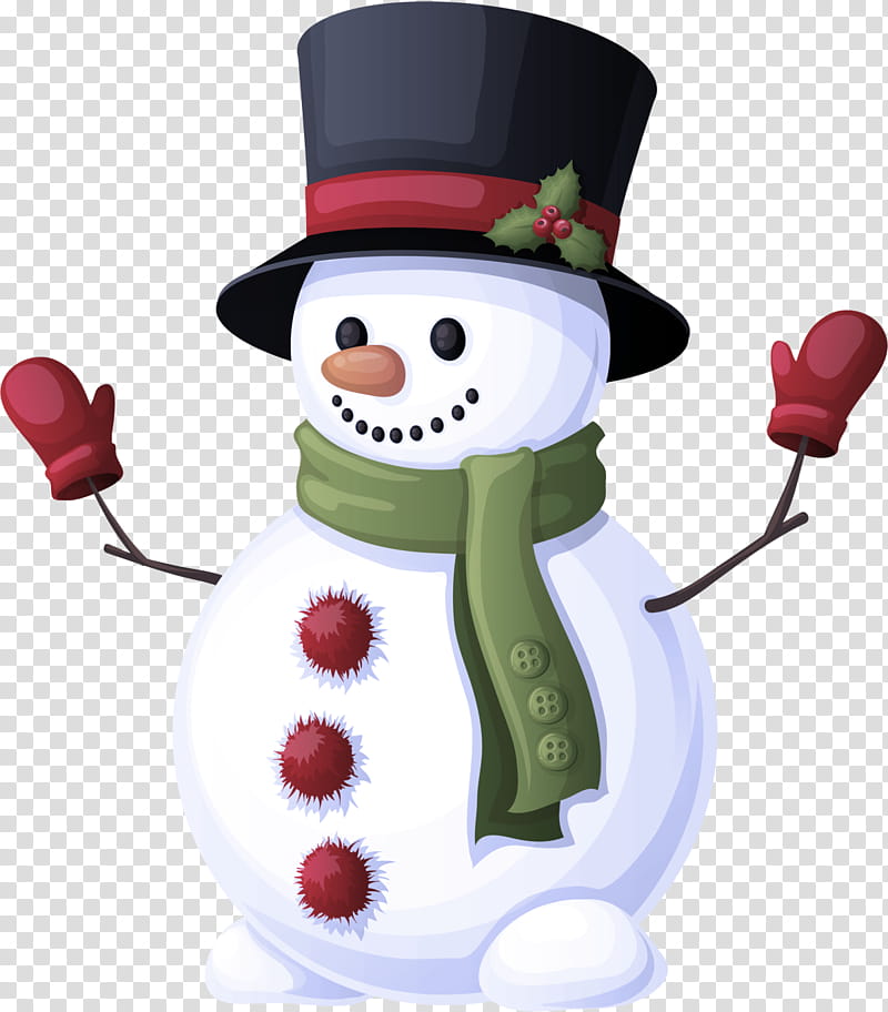 Snowman, Cartoon transparent background PNG clipart