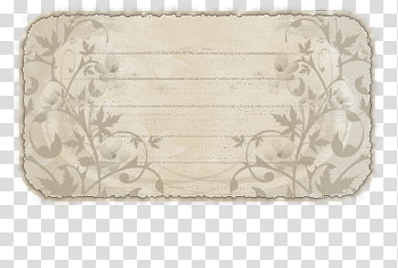 Naturistic Expressions II, beige and gray foliage card illustration transparent background PNG clipart