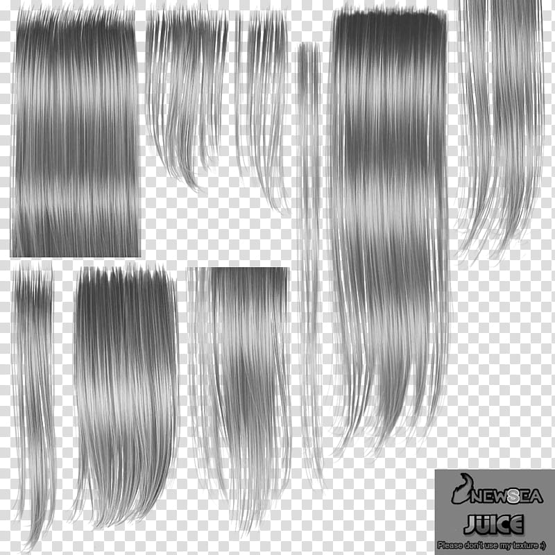 silver human hair extensions transparent background PNG clipart