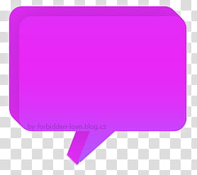 purple speech bubble transparent background PNG clipart