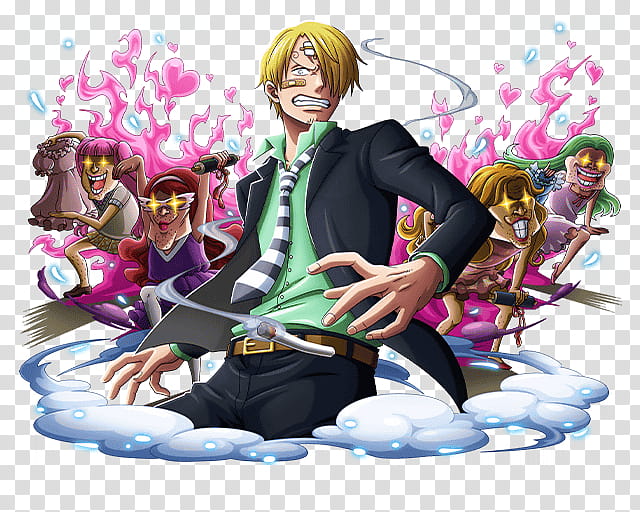Sanji Vinsmoke, One Piece character illustration transparent background PNG clipart