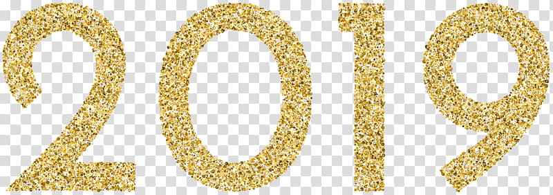 Gold New Year, Typeface, Body Jewellery, 2019, Human Body, Body Jewelry, Metal, Chain transparent background PNG clipart