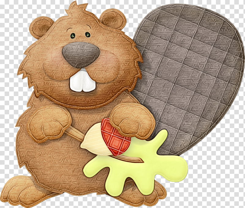 Teddy bear, Watercolor, Paint, Wet Ink, Brown Bear, Toy, Stuffed Toy, Animal Figure transparent background PNG clipart