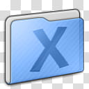 LeopAqua, letter x folder icon transparent background PNG clipart