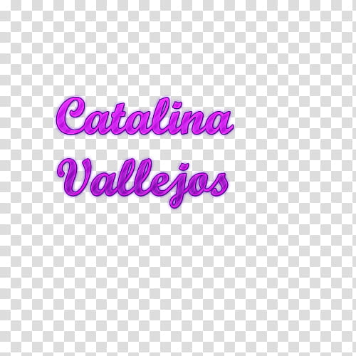 Catalina Vallejos texto transparent background PNG clipart
