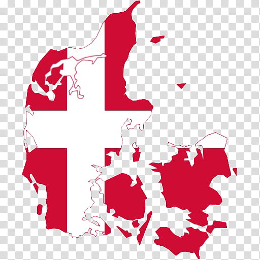 Flag, Map, Flag Of Denmark, Blank Map, Danish Language, Red, Logo transparent background PNG clipart