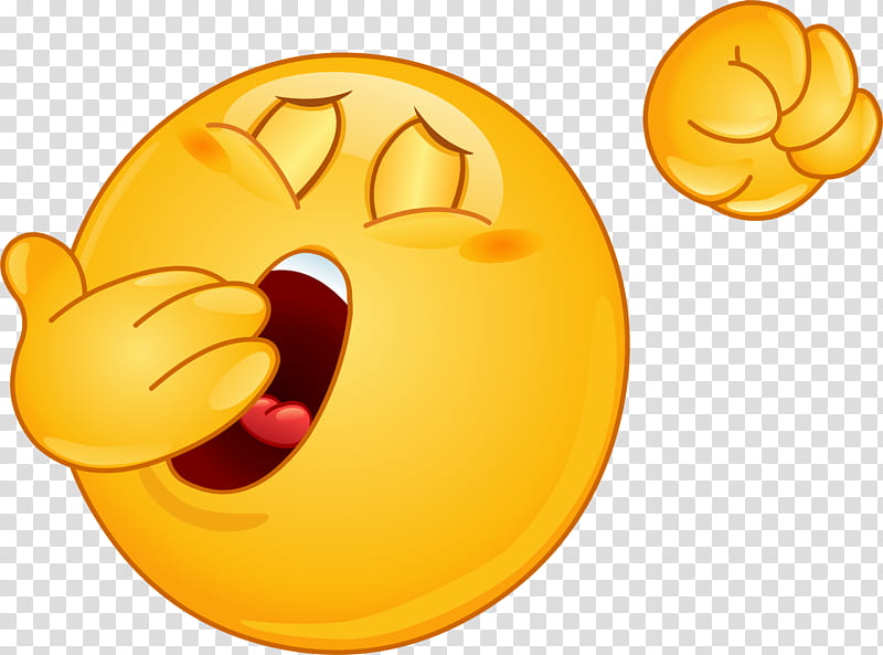 Clipart Of A Cartoon Yellow Smiley Face Emoji Emoticon Yawning | My XXX ...