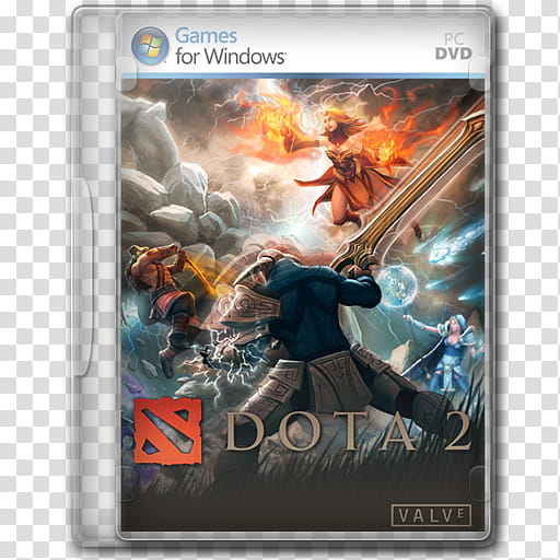 Game Icons , DOTA-, Games of Windows PC DVD Dota  case transparent background PNG clipart