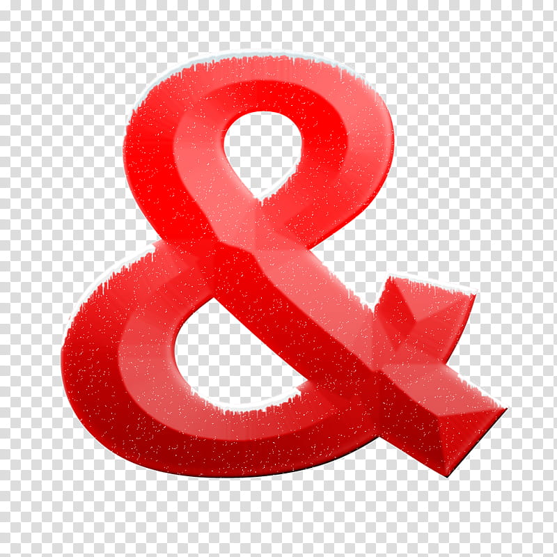 Snow alphabet and numbers, red ampersand illustration transparent background PNG clipart