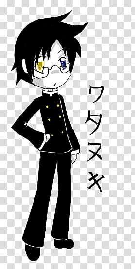 Watanuki Chibi, male character transparent background PNG clipart