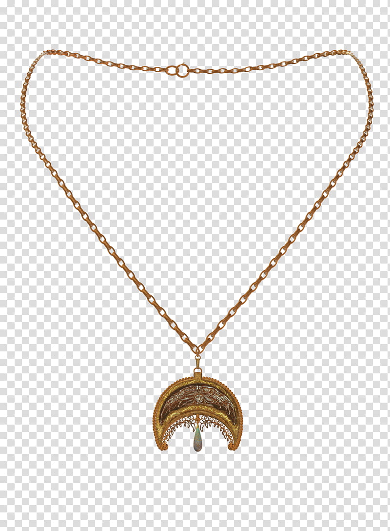 Sun Key Necklace, gold-colored crescent moon pendant necklace transparent background PNG clipart